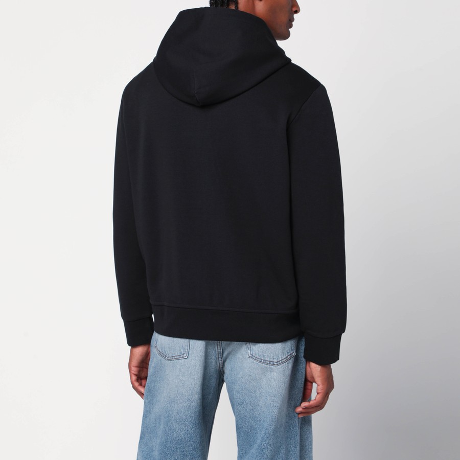 パーカー・フーディ Polo Ralph Lauren Black Zip Sweatshirt In Cotton Blend Cotton-Blend-Fleece Hoodie | Sweatshirts Tees & Sweatshirts
