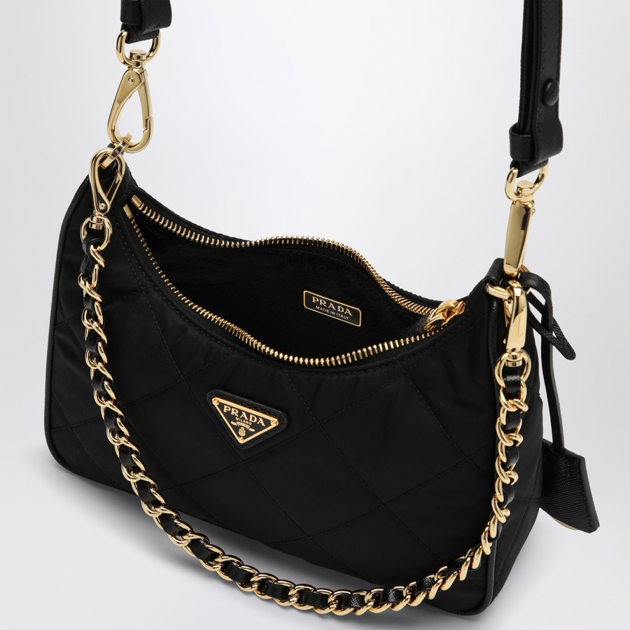 ショルダーバッグ・ポシェット PRADA MINI BAG RE-EDITION 1995 CHAINE BLACK Prada Mini bag Re-Edition 1995 Chaîne black | TheDoubleF