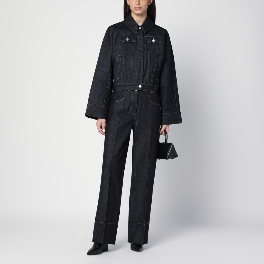 デニム・ジーパン GIVENCHY Woman Jeans Blue BW51605YC9 401 Givenchy straight-leg Jeans | Blue | FARFETCH