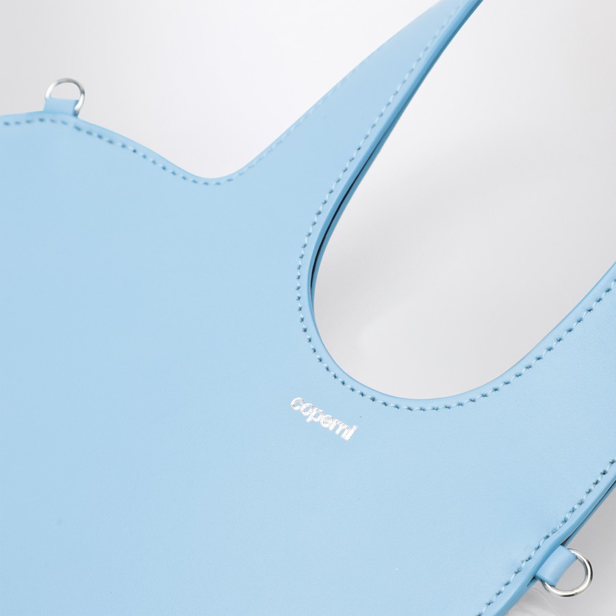 ハンドバッグ Coperni Mini Heart Bag In Light Blue Leather Coperni Mini Heart bag in light blue leather | TheDoubleF