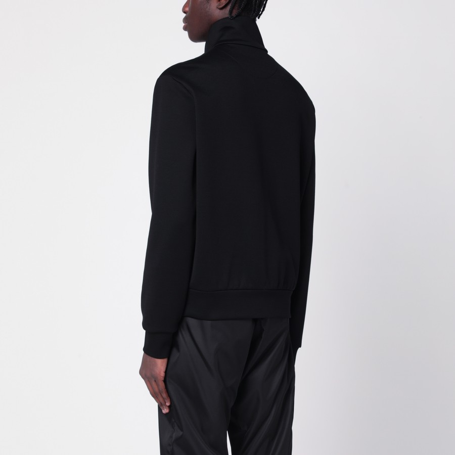 スウェット・トレーナー PRADA BLACK SWEATSHIRT WITH RE-NYLON INSERT Prada Sweatshirt With Re-Nylon Details | Saks Fifth Avenue