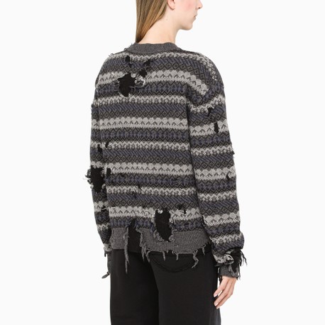balenciaga grey cardigan