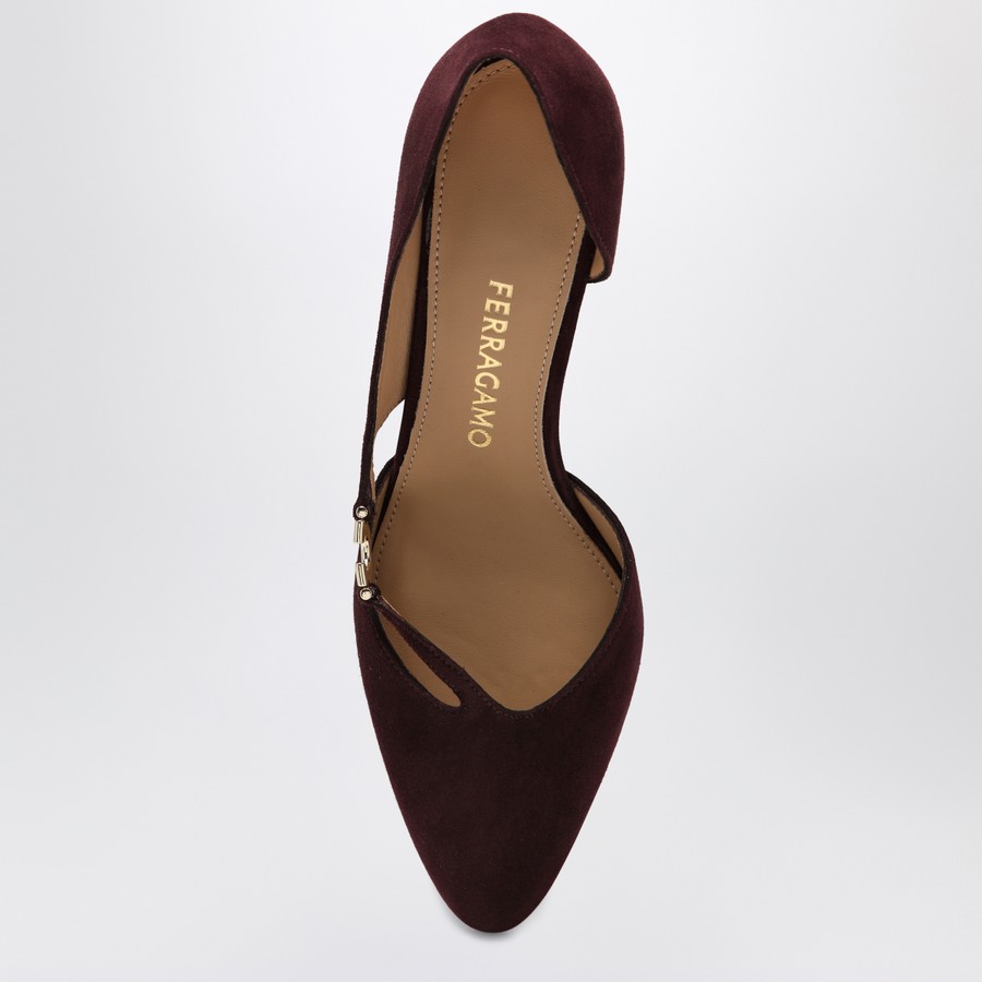 パンプス Ferragamo Pumps With Gancini Detail Dark Barolo Ferragamo Pumps with Gancini detail Dark Barolo | TheDoubleF