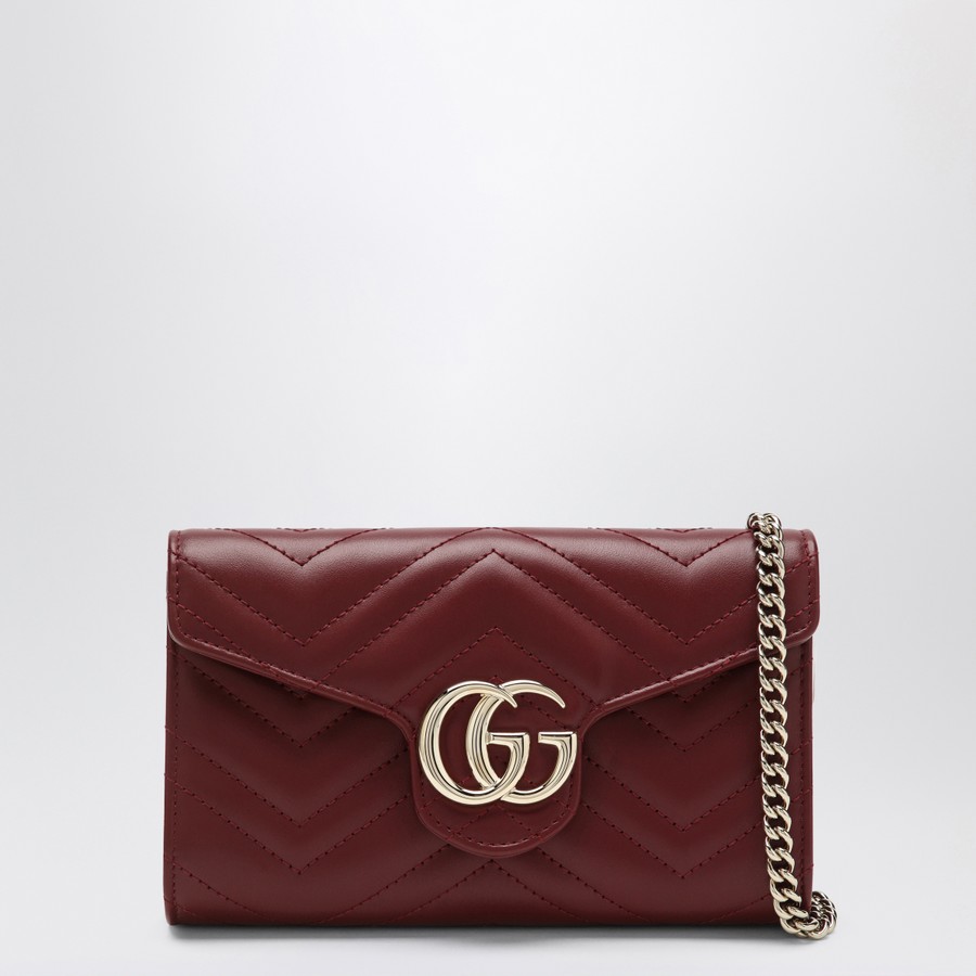 ヘアアクセサリー GUCCI GG Marmont Wallet Red Anchor with Chain GUCCI GG Marmont Wallet Red Anchor with Chain | TheDoubleF