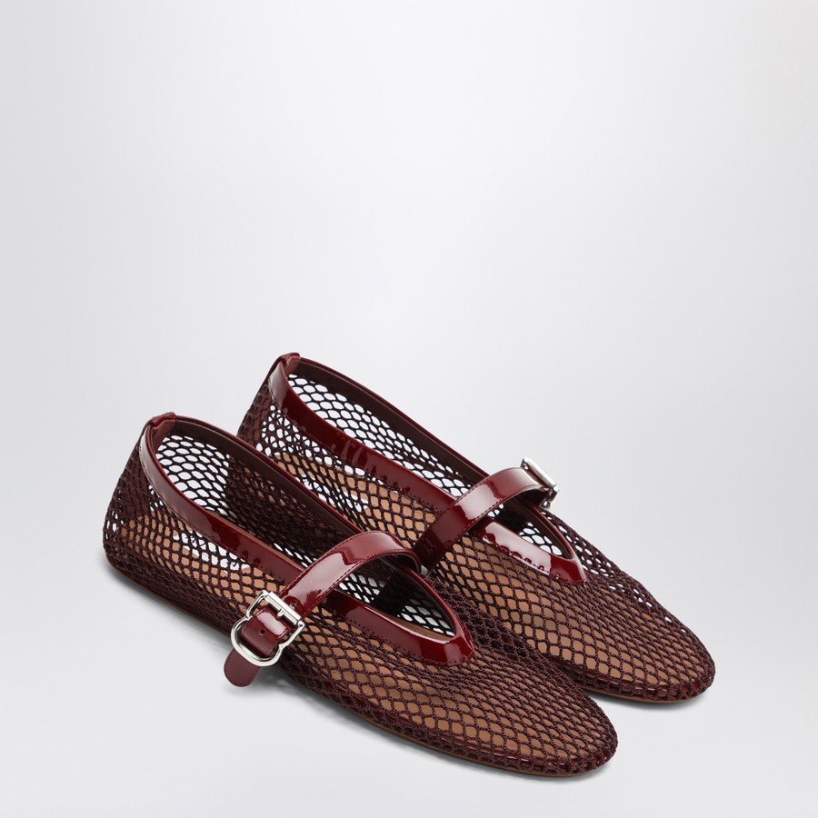 バレエシューズ ALAIA RED MESH BALLERINA ALAÏA Limited Edition Red Mesh Ballet Flats | ALAÏA US