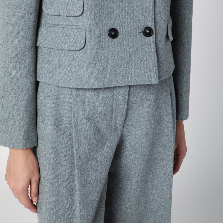 ジャケット THE GARMENT Mille grey double-breasted jacket the garment Mille grey double-breasted jacket | TheDoubleF