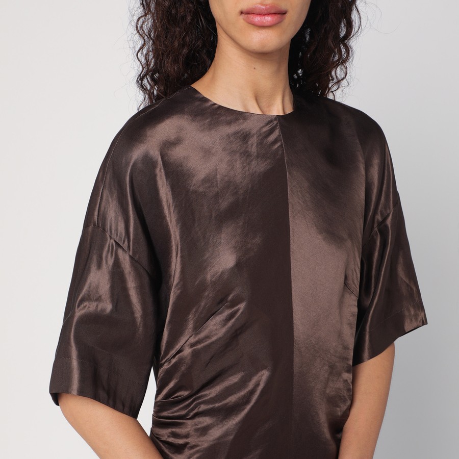ワンピースその他 Loulou Studio Long brown dress in linen and silk Loulou Studio Long brown dress in linen and silk | TheDoubleF