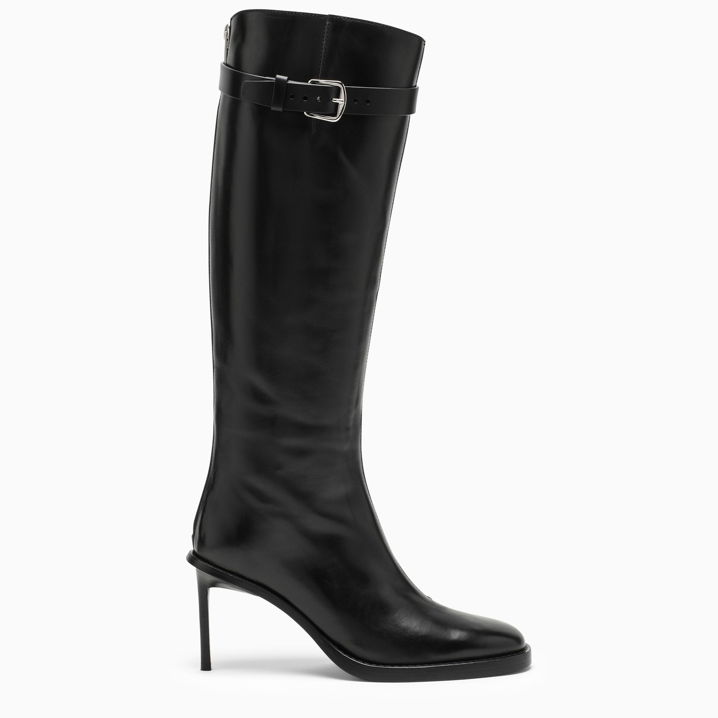 Ann Demeulemeester High black leather boot TheDoubleF