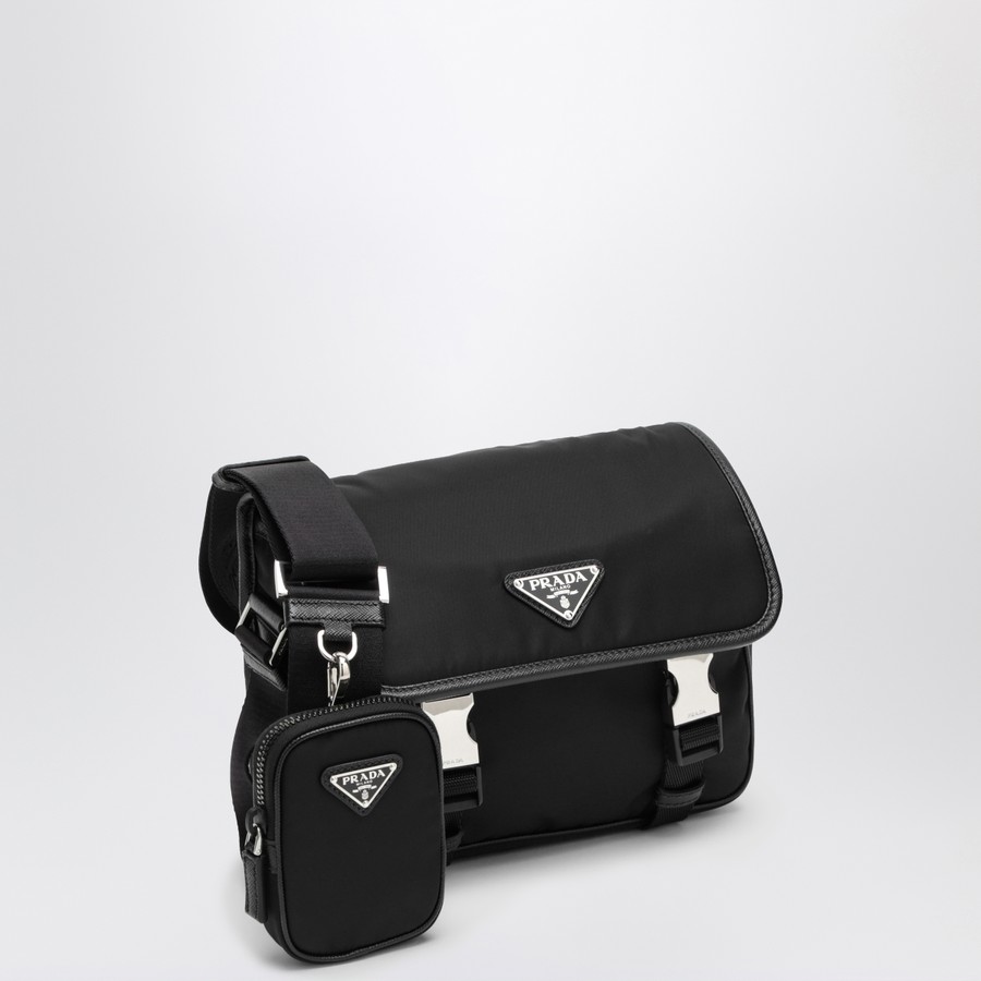 Prada Black Re-Nylon shoulder bag | TheDoubleF
