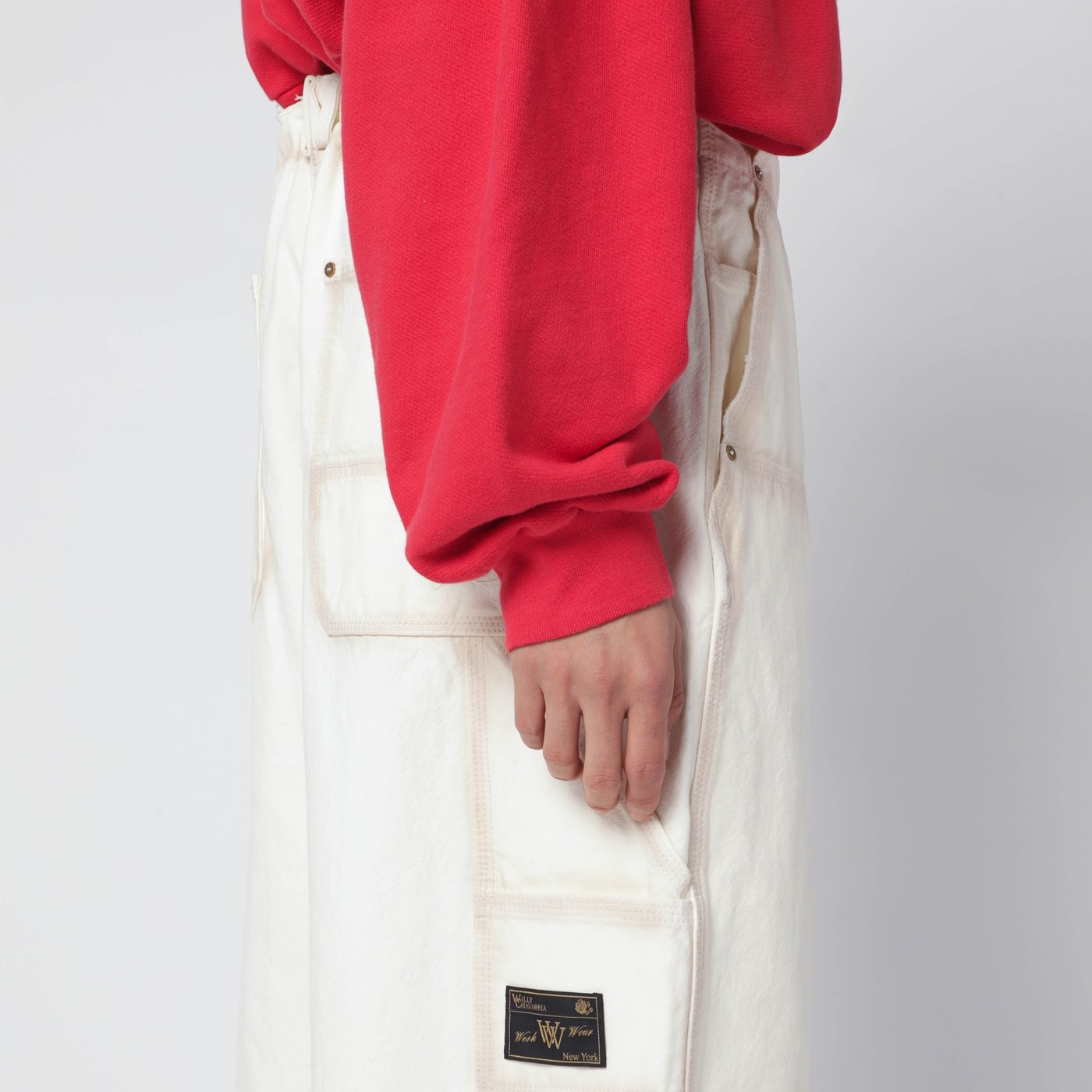 Satini Femminuccia Pieghettato Vittoriano Lolita Bloomer Pantaloni Setoso Raso Pantaloncini A Sbuffo Zucca (Bianco, S - Foto 2