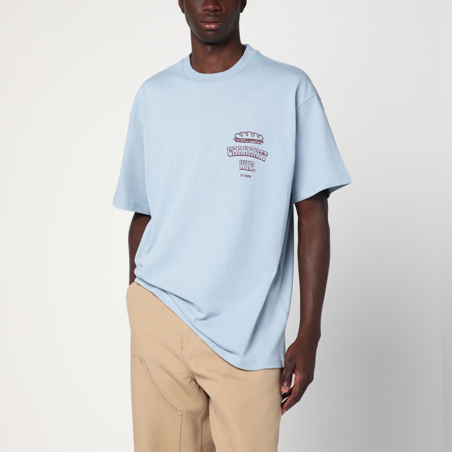★ドイツ発*carhartt WIP*新作*Sandwich Tシャツ/BLUE FOG★ carhartt-wip-sandwich-t-shirt-