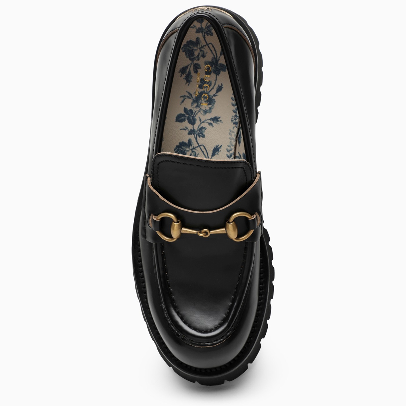 GUCCI Horsebit loafers with black lug soles TheDoubleF