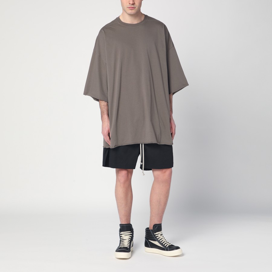 【関税&送料込み】Rick Owens ' T' Grey Oversized T-Sh Rick Owens Oversized Tommy T Powder grey cotton T-shirt