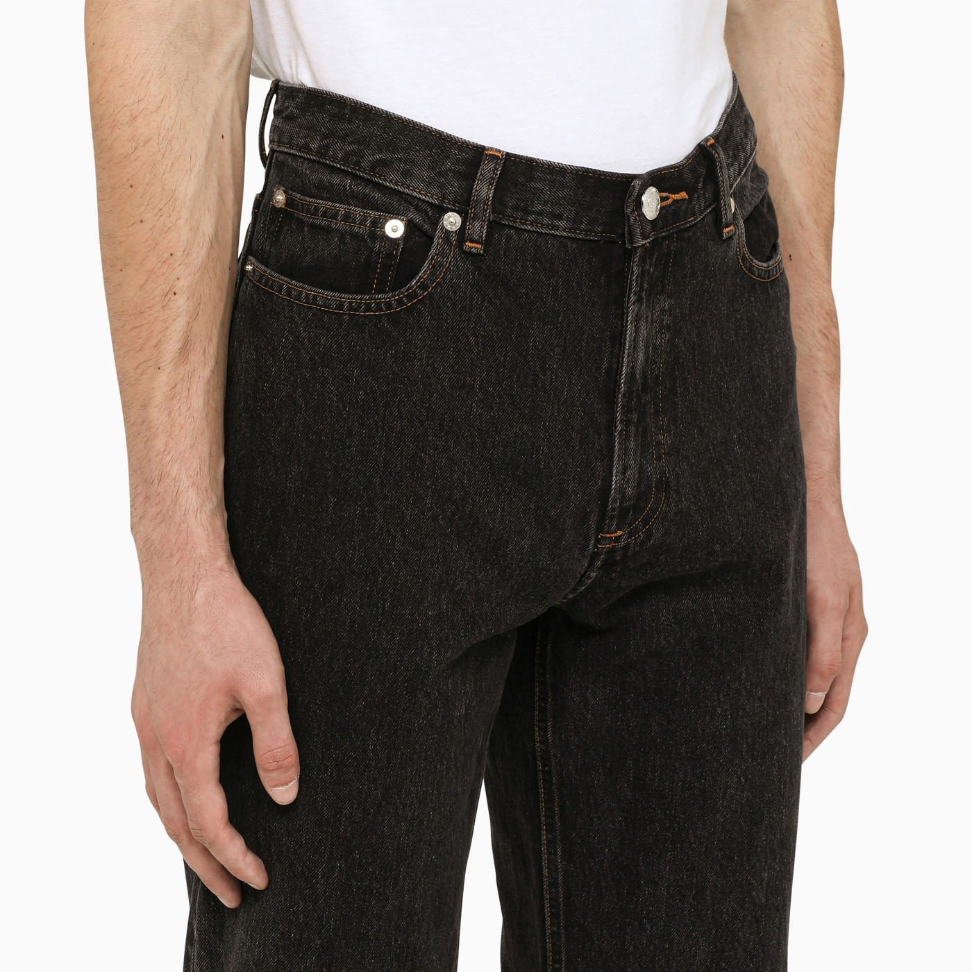 A.P.C. Black regular jeans TheDoubleF