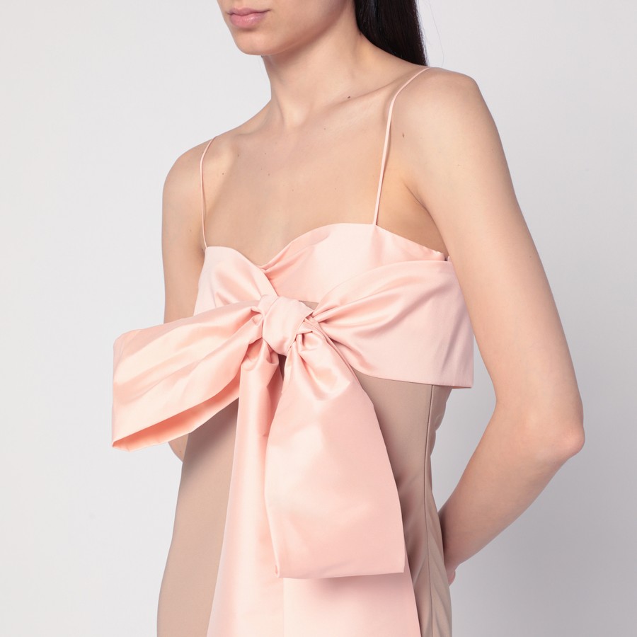 ワンピースその他 BERNADETTE Beige/pink Bart dress with oversized bow BERNADETTE Beige/pink Bart dress with oversized bow | TheDoubleF