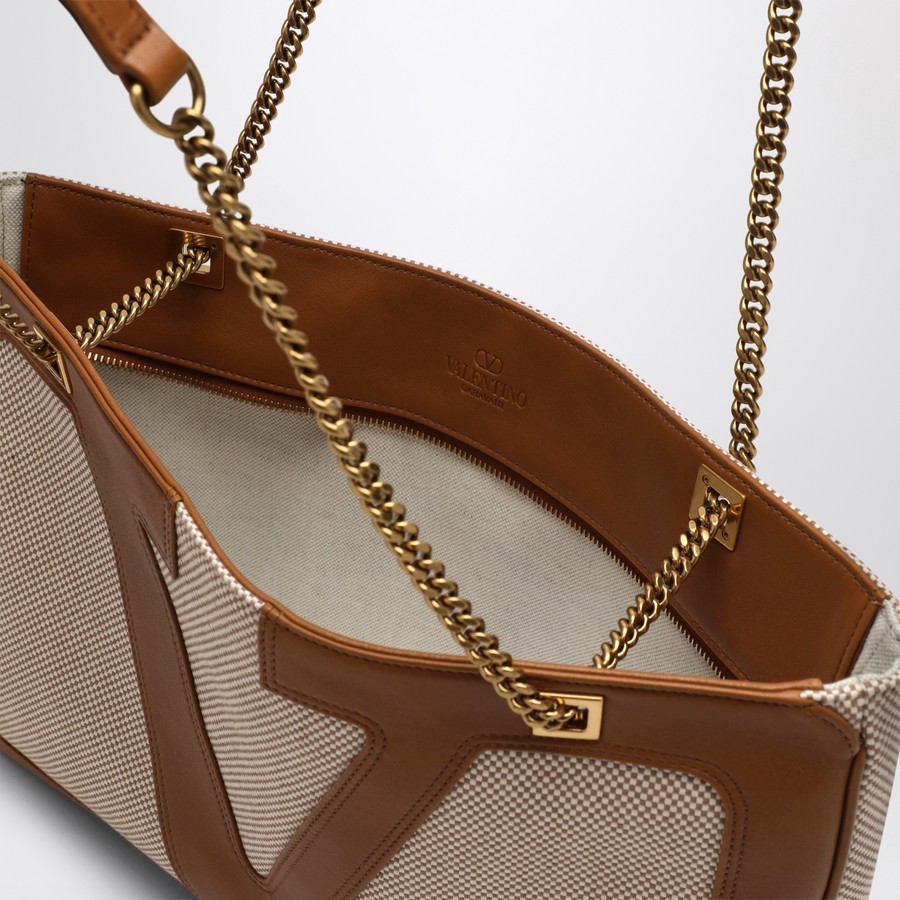 Valentino Garavani Medium Viva Superstar bag in natural
