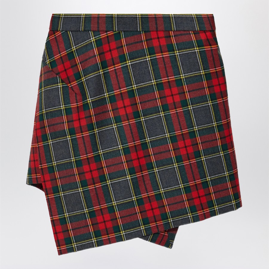 【関税&送料込】Vivienne Westwood Wool Mini Skirt With Tarta Vivienne Westwood Wool mini skirt with tartan pattern