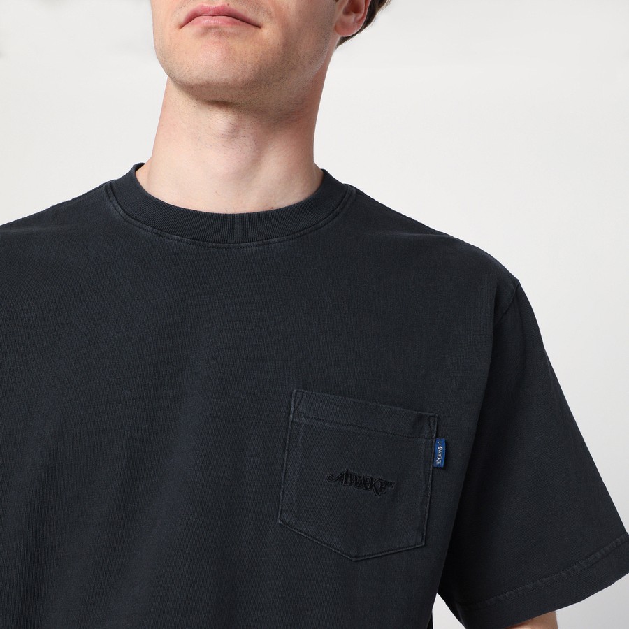 Awake NY Black cotton T-shirt | TheDoubleF