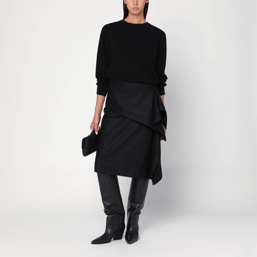 スカート Salvatore Ferragamo Gonna Asimmetrica Asymmetric skirt with peplum detail - Women | Ferragamo