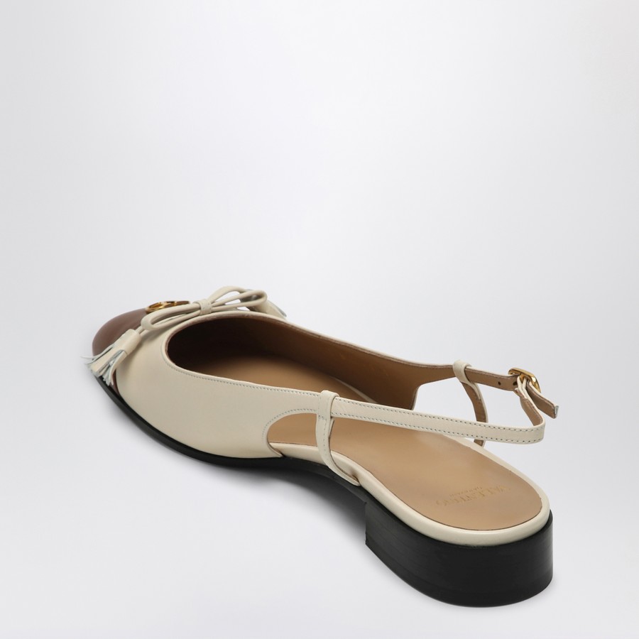 Valentino Garavani Valet Du Roi Slingback Ballerina Flats in