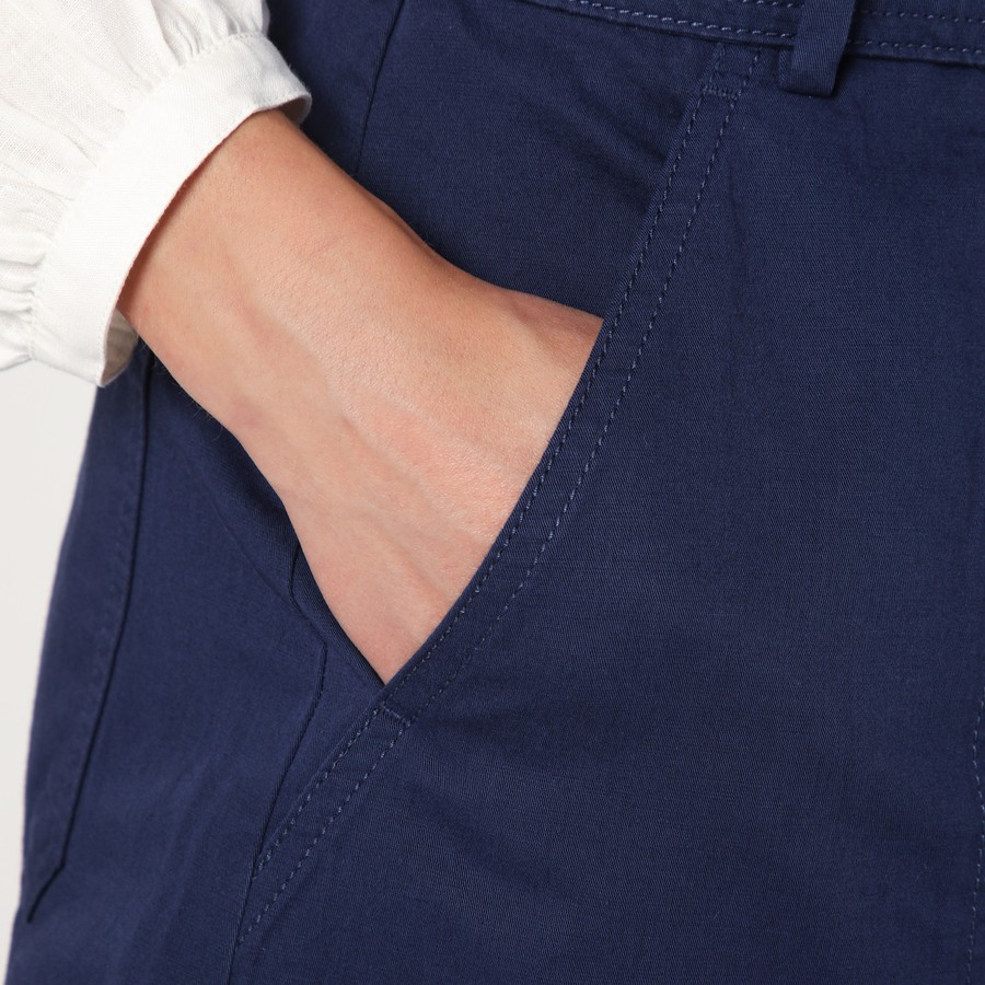 ショートパンツ Weekend Max Mara Bermuda blue in cotton and linen Weekend Max Mara Bermuda blue in cotton and linen | TheDoubleF
