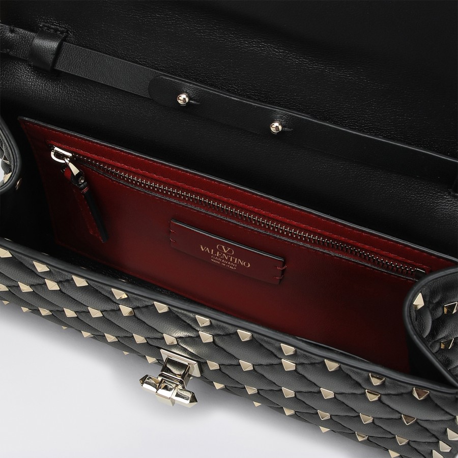 Valentino Garavani Rockstud Spike crossbody bag black