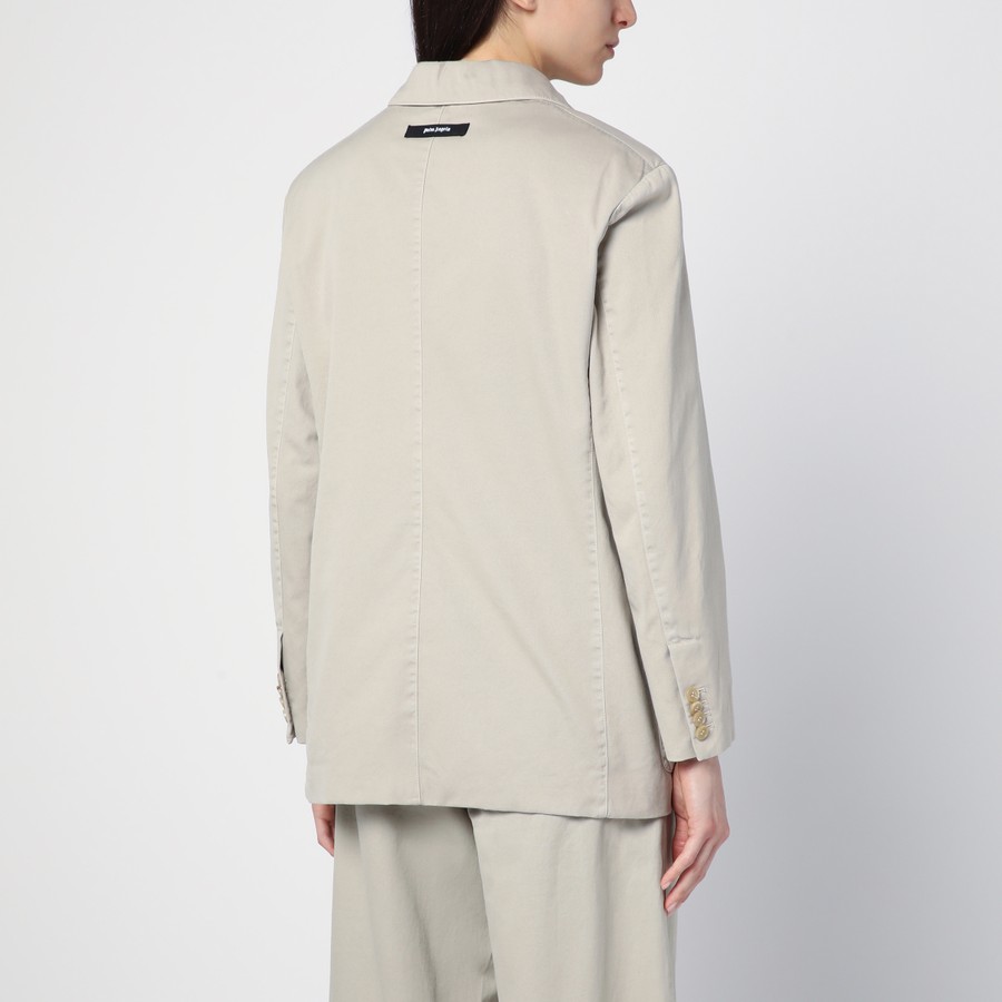 ジャケット PALM ANGELS BEIGE DOUBLE-BREASTED COTTON JACKET Palm Angels Beige double-breasted cotton jacket | TheDoubleF