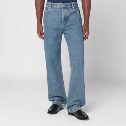 デニム・ジーパン BURBERRY DARK BLUE FLARED JEANS Burberry Dark blue flared jeans | TheDoubleF