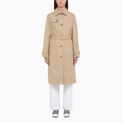 A P C Beige Single Ted Trench Coat Thedoublef A P C Beige Single Ted Trench, Apc Greta Trench Coat Review