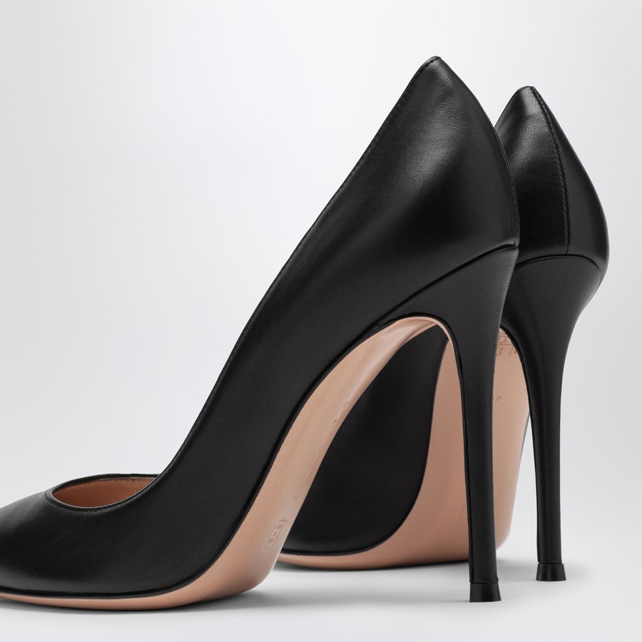 パンプス Gianvito Rossi FW25 'Gianvito' pumps (G2847015RICNAP NERO) Gianvito Rossi Black leather pumps | TheDoubleF