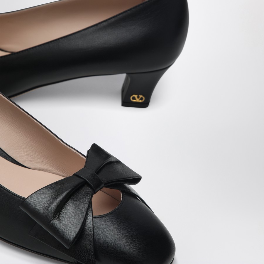 パンプス VALENTINO GARAVANI DECOLLETE BOWOW BLACK Valentino Garavani Décolleté Bowow black | TheDoubleF
