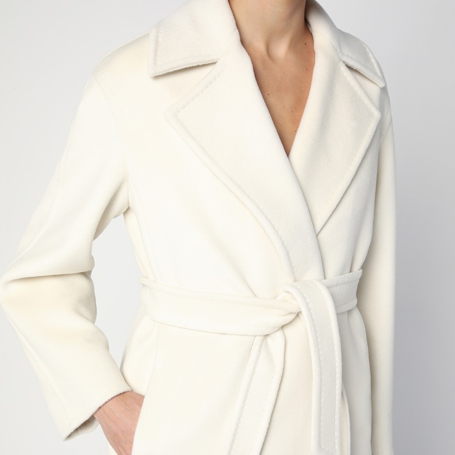 ジャケット Max Mara White cashmere blend dressing gown coat Max Mara White cashmere blend dressing gown coat | TheDoubleF