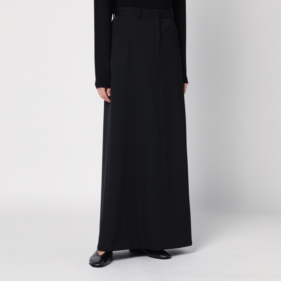The Row Black wool Roux skirt | TheDoubleF