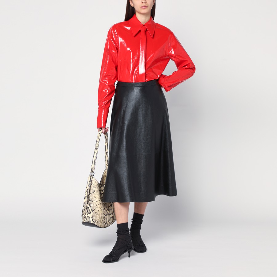 ★Jil Sander★ Bow Ribbon Shoulder Bag Red J08WD0027P4846620 Goji Pillow Small Woman | Jil Sander Official Online Store