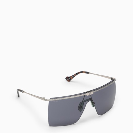 Gucci silver tone aviator sunglasses clearance