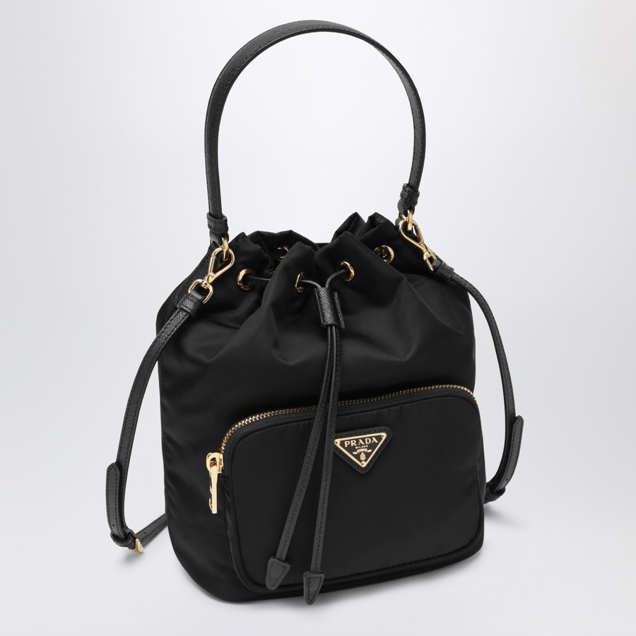 Prada Prada Duet black Re-Nylon bucket | TheDoubleF