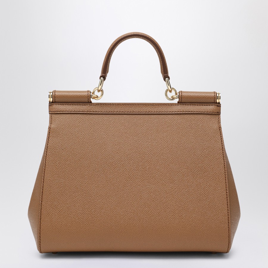 Dolce&Gabbana Large caramel Sicily Hand Bag | TheDoubleF