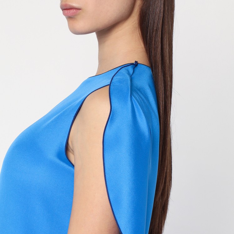 ワンピース MAX MARA PIANOFORTE Woman Dress Blue 2511221064600 011 Women's designer dress on sale by Max Mara Pianoforte