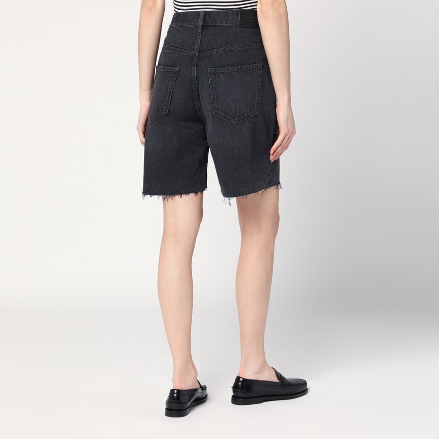 ショートパンツ Saint Laurent SS25 DENIM SHORT (824078Y07YC 1544) Saint Laurent Loose black Bermuda shorts in denim | TheDoubleF