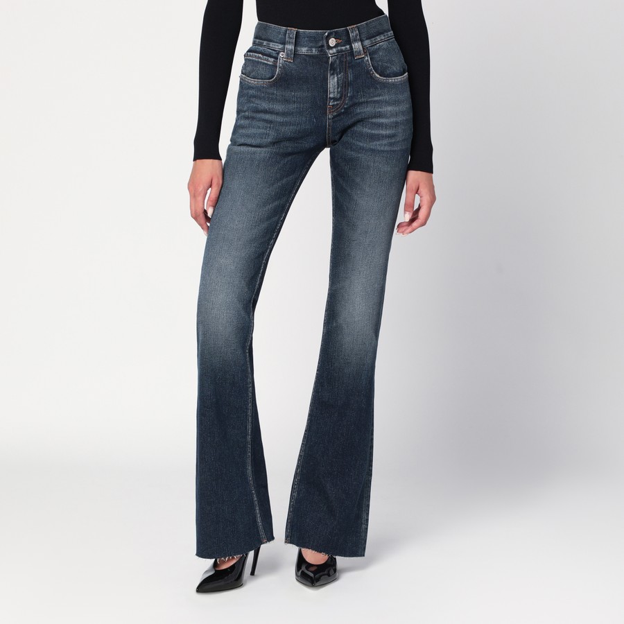 デニム・ジーパン Balenciaga Dark Blue Bootcut Slim Fit Jeans Balenciaga Dark blue Bootcut Slim Fit jeans | TheDoubleF