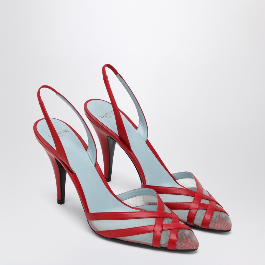 シューズ・サンダルその他 Valentino Garavani Red ImpuDance Slingback Decollete Valentino Garavani Red ImpuDance Slingback Décolleté