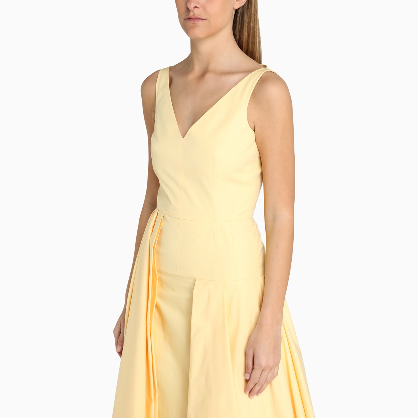 alexander mcqueen yellow dress