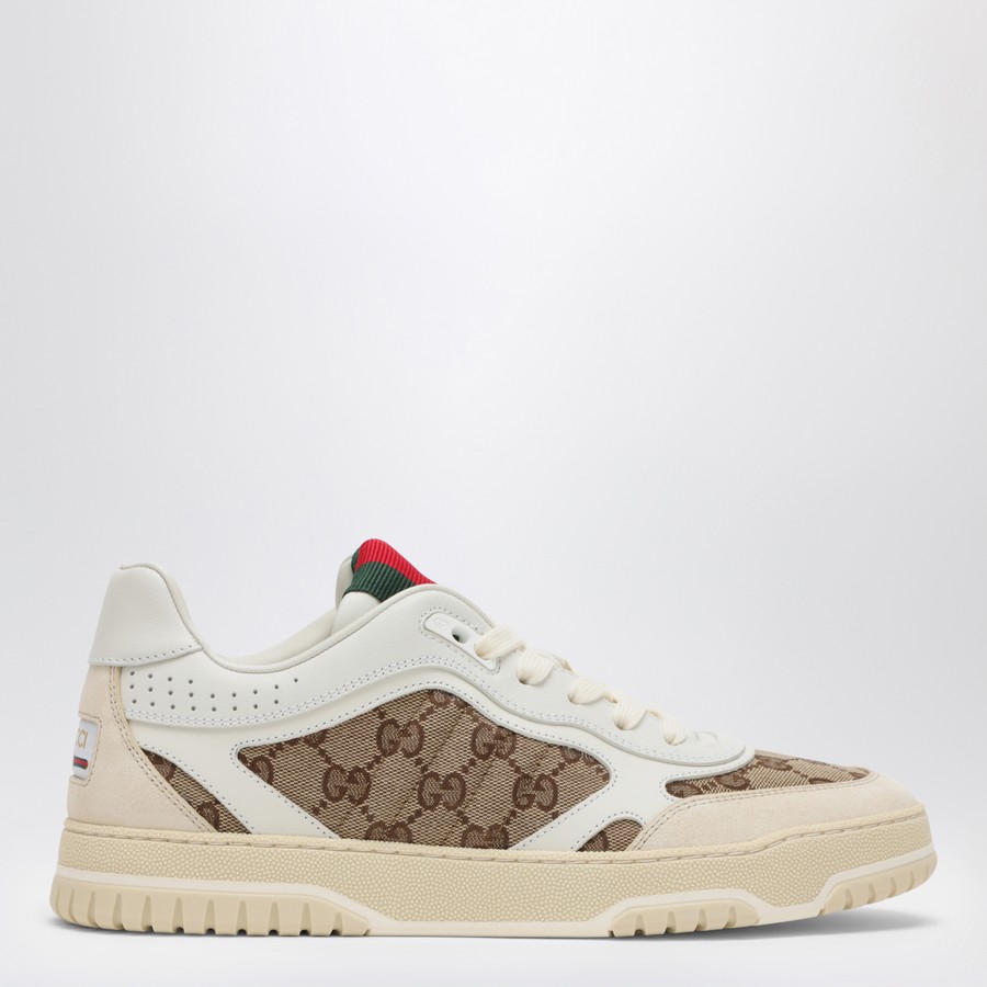 GUCCI Sneaker Re-Web aus GG-Stoff elfenbein/beige/ebenholz