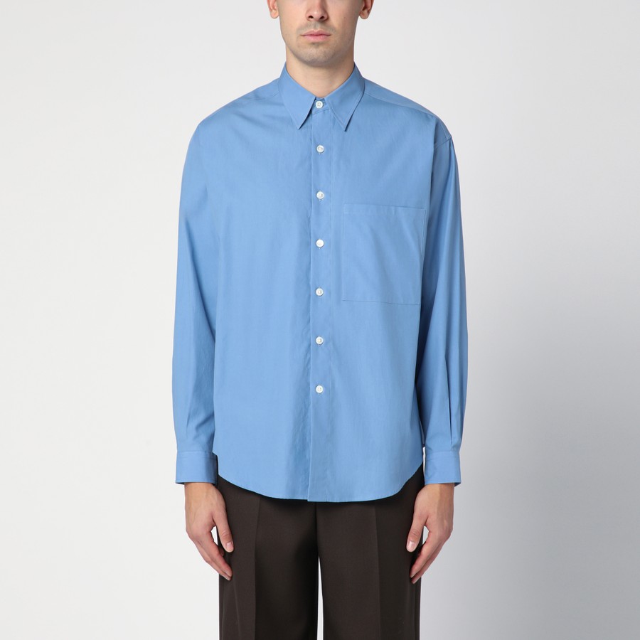 AURALEE WOOL MAX GABARDINE SHIRTS 定価4万円 19aw AURALEE WOOL MAX GABARDINE SHIRTS