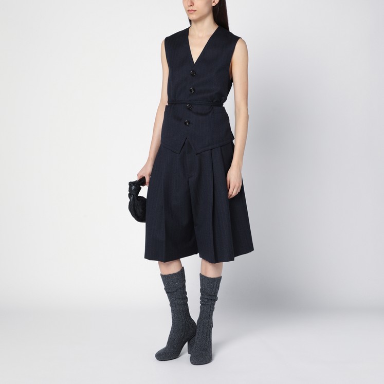パンツ BOTTEGA VENETA Women Shorts  Burmudas 708515V0BT0 4020 BLUE Women's Trousers and shorts | Bottega Veneta® US