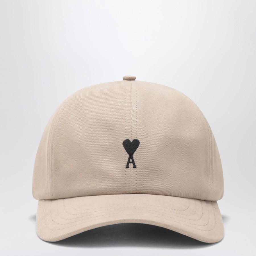 キャップ Ami Paris Ami De Coeur Coffee Milk Baseball Cap Ami Paris Ami De Coeur coffee milk baseball cap | TheDoubleF