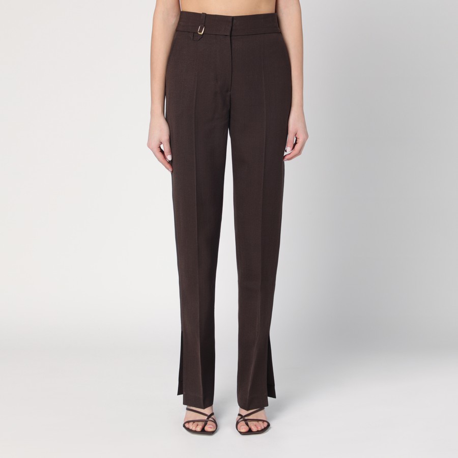 Marrone Scuro Pantaloni Marroni Camicia Marrone Scuro Pantaloni