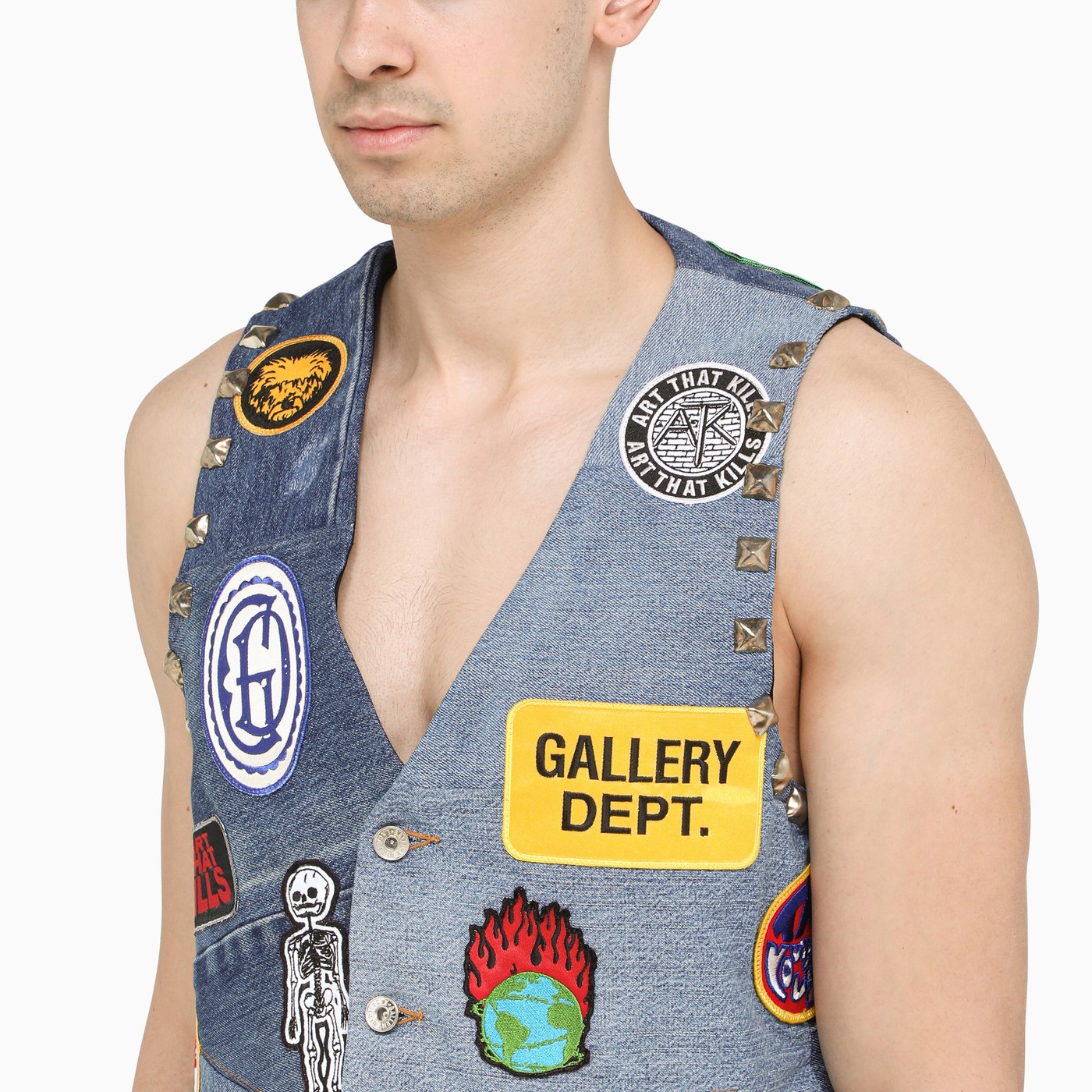 Gallery Dept. Blue vest jacket TheDoubleF