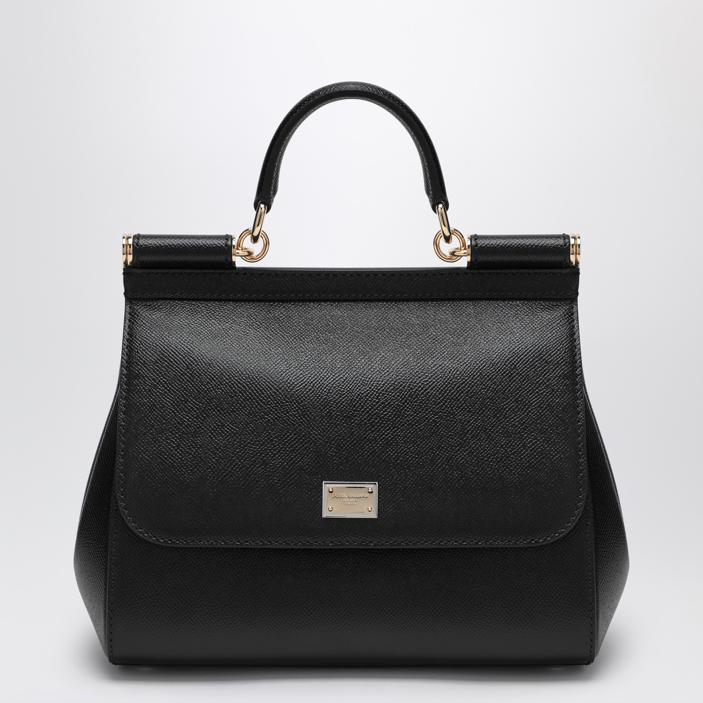 ハンドバッグ Dolce&Gabbana Large Black Sicily Hand Bag Dolce&Gabbana Large black Sicily Hand Bag | TheDoubleF