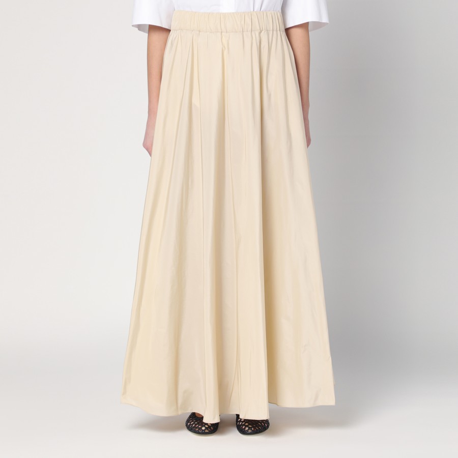 スカート P.A.R.O.S.H. Beige flounced midi skirt P.A.R.O.S.H. Beige flounced midi skirt | TheDoubleF